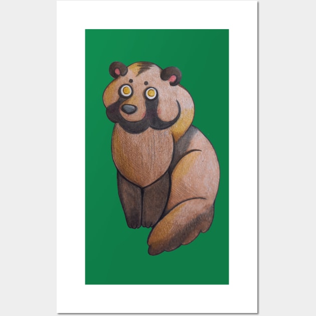 Tanuki Wall Art by AmeUmiShop